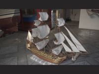 Historical ship 1m 3