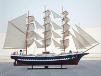Belem sailboat model