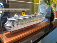 Costa Victoria ship model