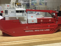 30cm denmark container ship model