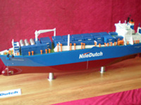 1m NP container ship model